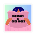 Big Books & Cozy Nooks Square Sticker